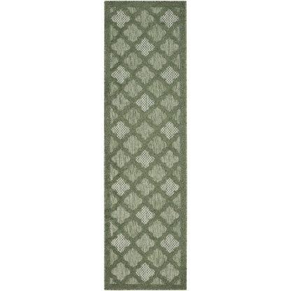 Tapis Nourison Easy Care intérieur/extérieur à motif treillis marocain