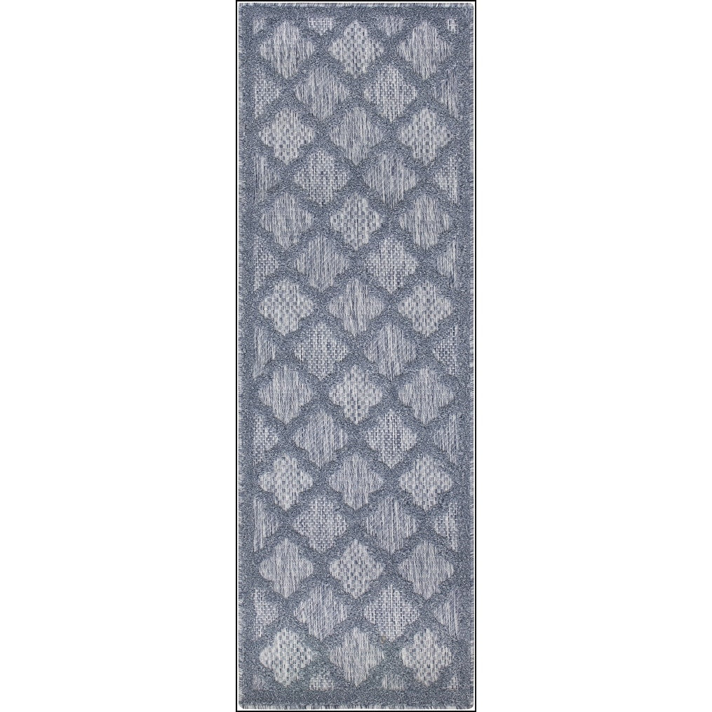 Tapis Nourison Easy Care intérieur/extérieur à motif treillis marocain