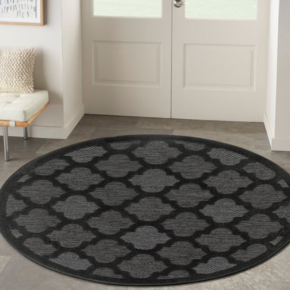Tapis Nourison Easy Care intérieur/extérieur à motif treillis marocain