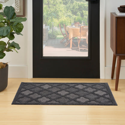 Tapis Nourison Easy Care intérieur/extérieur à motif treillis marocain
