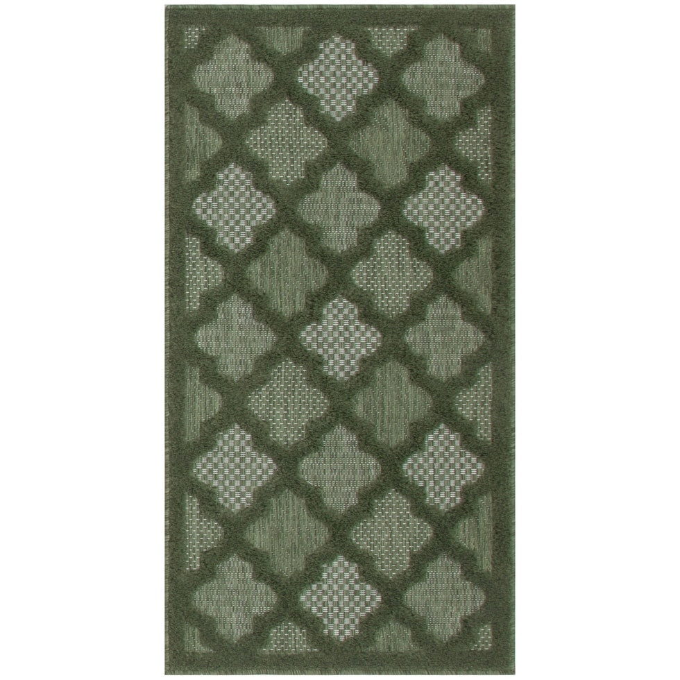 Tapis Nourison Easy Care intérieur/extérieur à motif treillis marocain