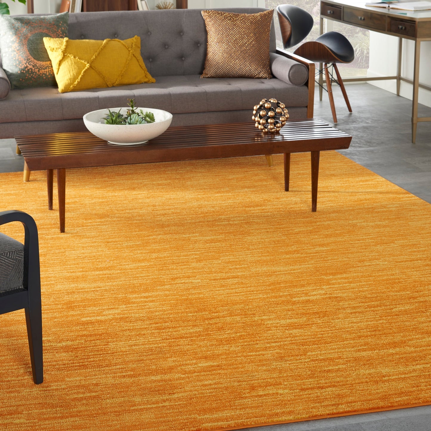 Tapis d'intérieur/extérieur contemporain uni Nourison Essentials