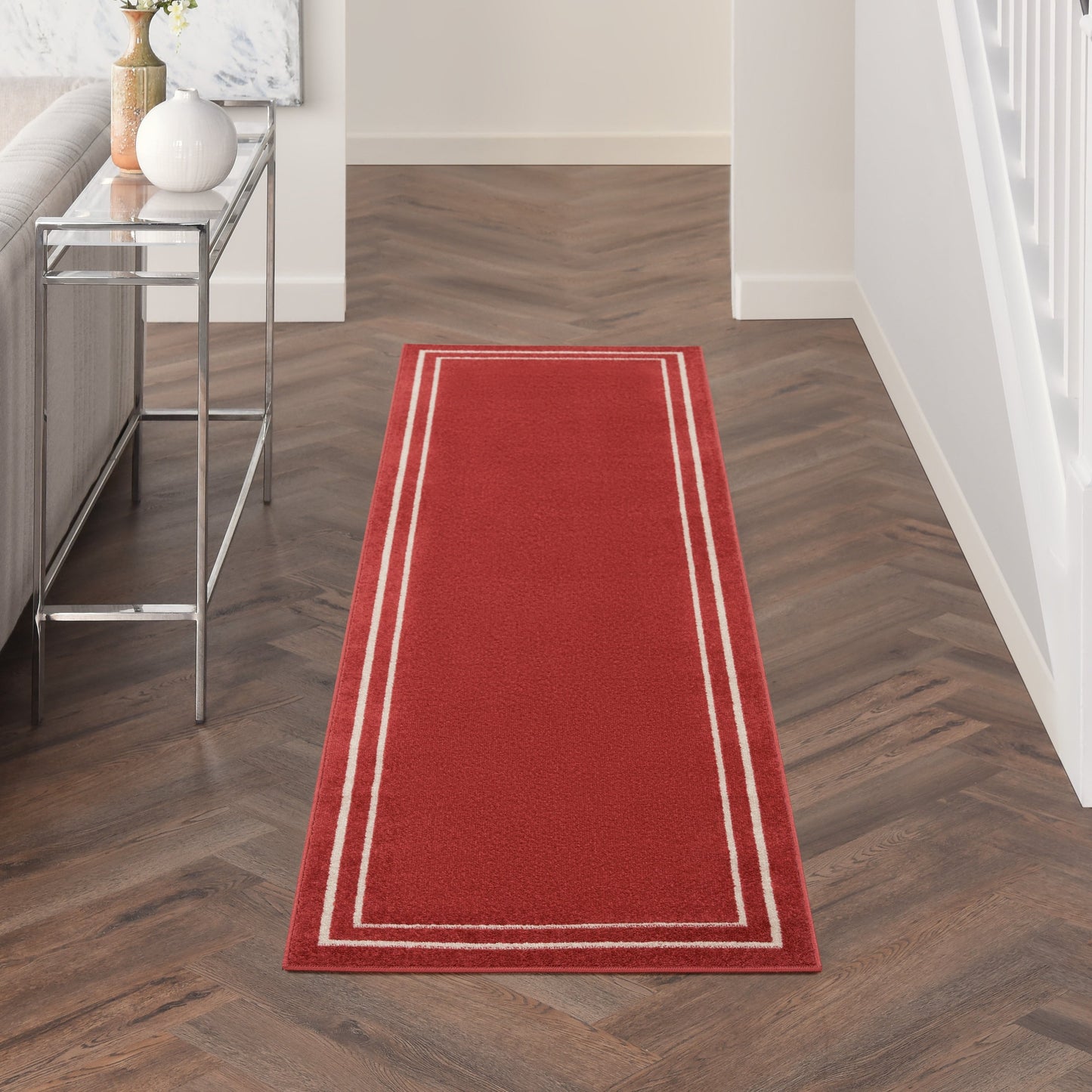 Tapis d'intérieur/extérieur uni Nourison Essentials
