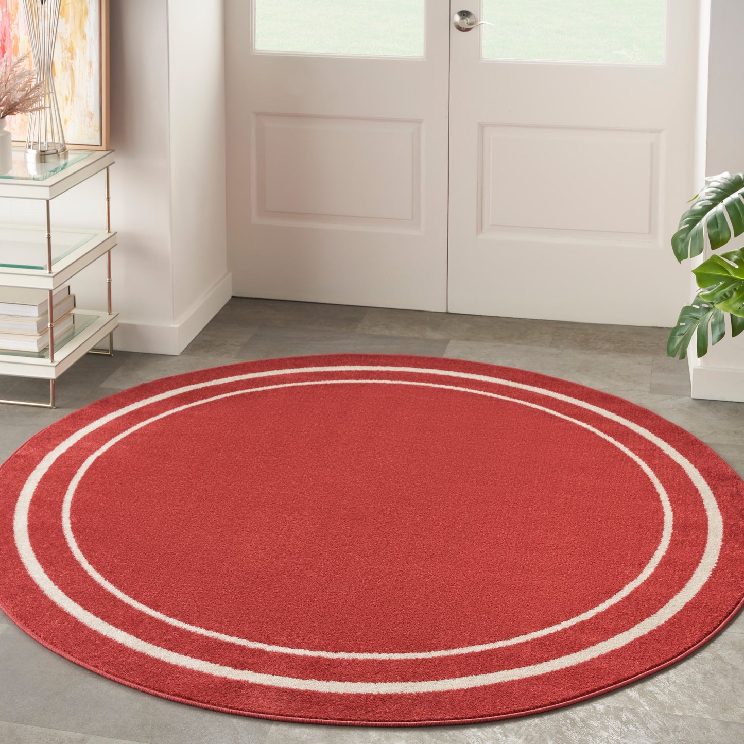 Tapis d'intérieur/extérieur uni Nourison Essentials