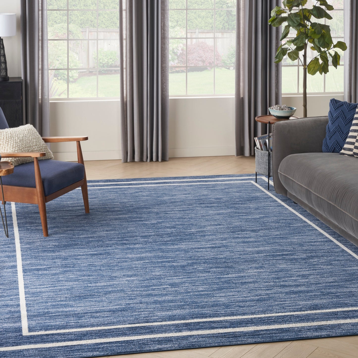 Tapis d'intérieur/extérieur uni Nourison Essentials