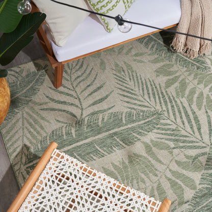 Tapis d'intérieur/extérieur Nourison Garden Oasis, inspiré par la nature