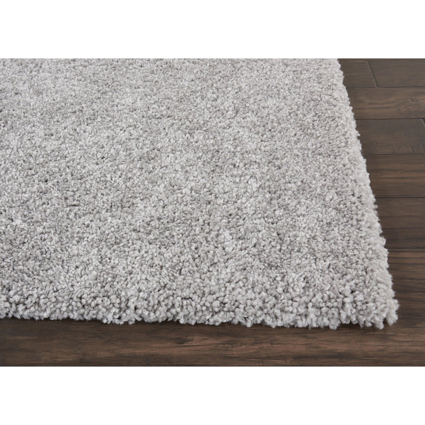 Tapis Nourison Malibu Shag moderne en peluche unie