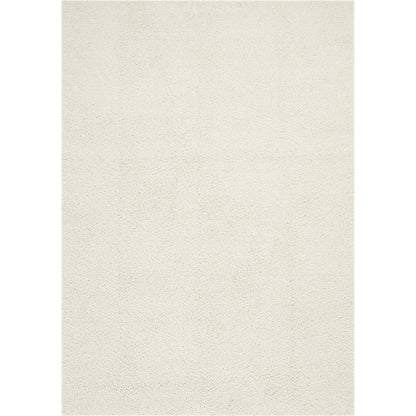 Tapis Nourison Malibu Shag moderne en peluche unie