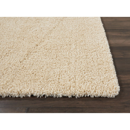 Tapis Nourison Malibu Shag moderne en peluche unie