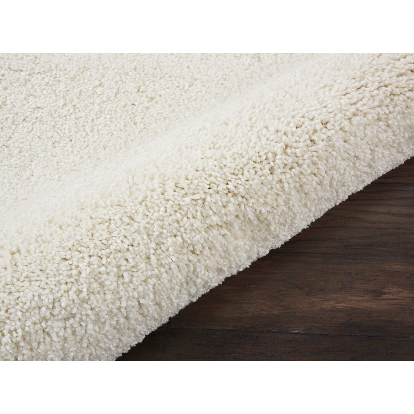 Tapis Nourison Malibu Shag moderne en peluche unie