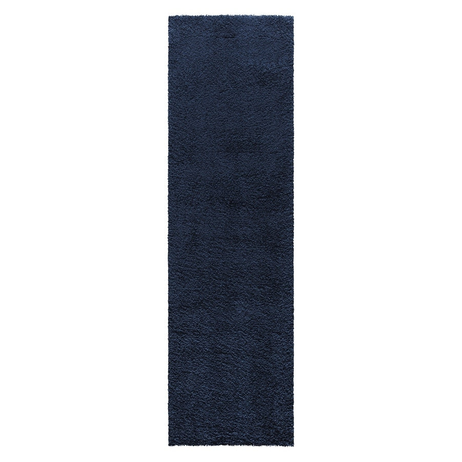 Tapis Nourison Malibu Shag moderne en peluche unie