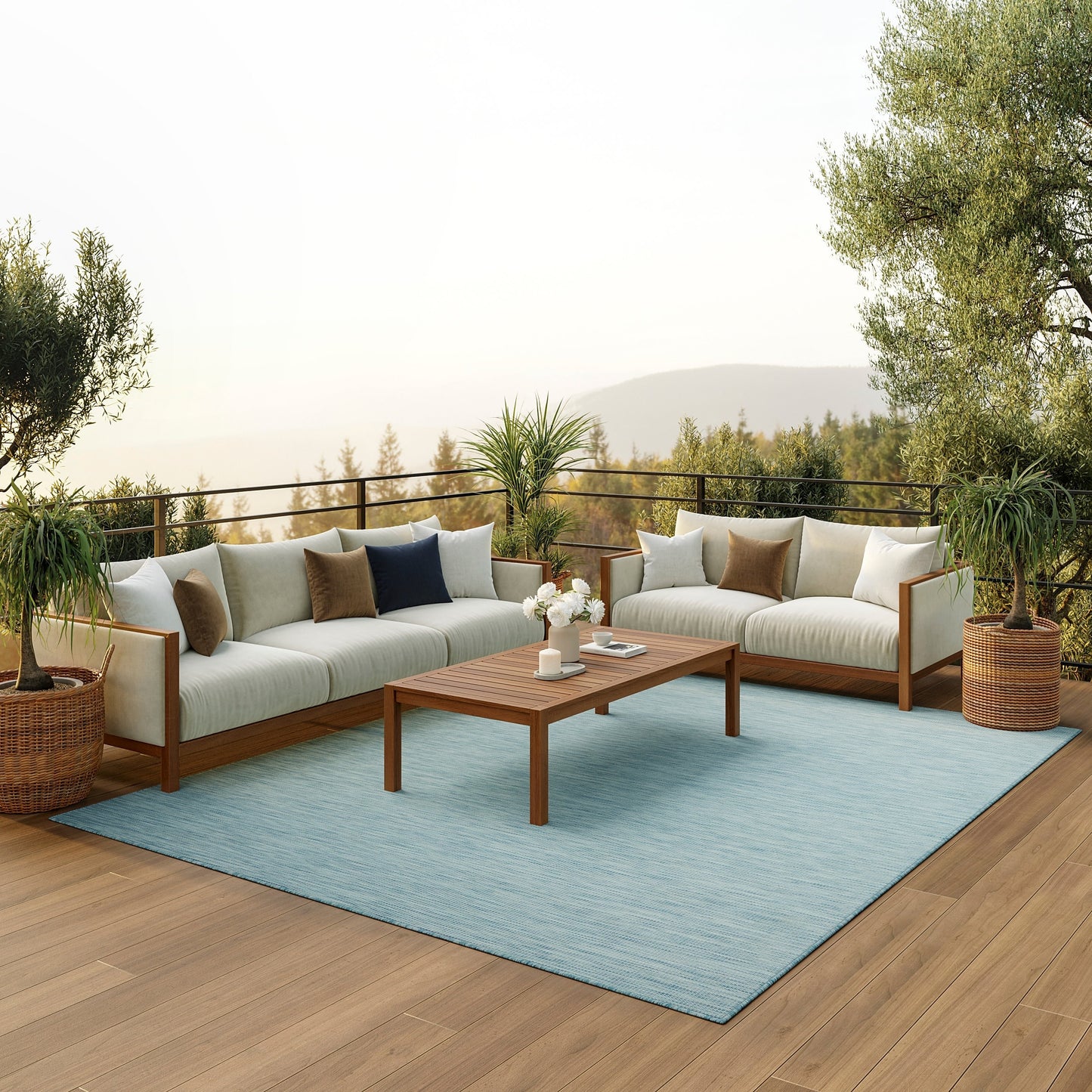 Tapis Nourison Positano Casual Moderne Intérieur/Extérieur