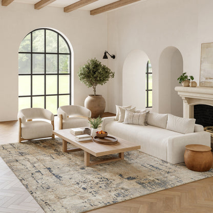 Tapis d'intérieur abstrait Nourison Quarry