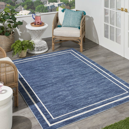 Tapis d'intérieur/extérieur uni Nourison Sandy