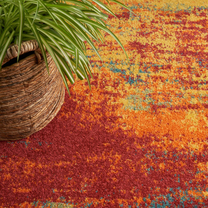 Tapis d'intérieur/extérieur abstrait Nourison Sandy