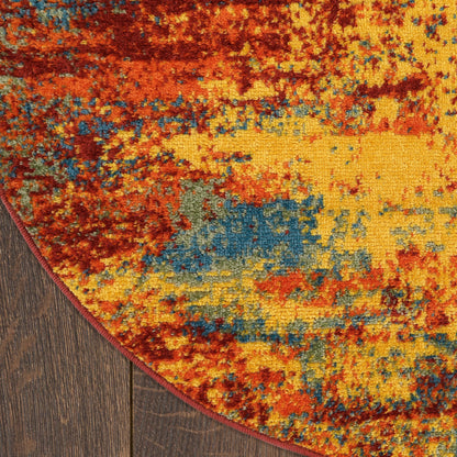 Tapis d'intérieur/extérieur abstrait Nourison Sandy