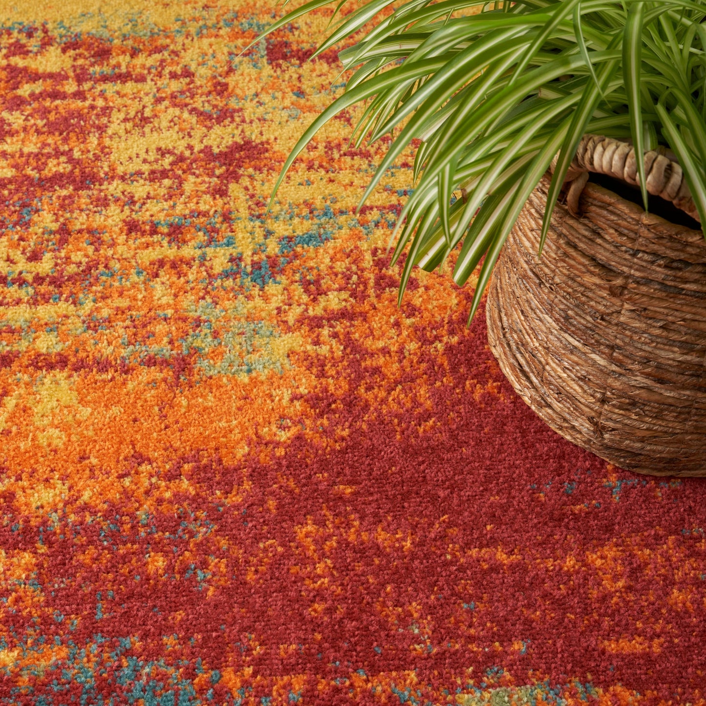 Tapis d'intérieur/extérieur abstrait Nourison Sandy