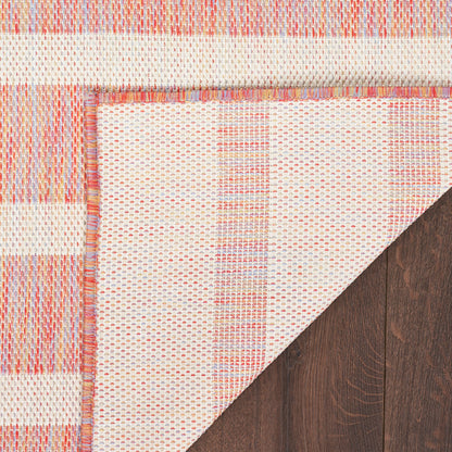 Tapis rayé d'intérieur/extérieur Nourison Selerno.