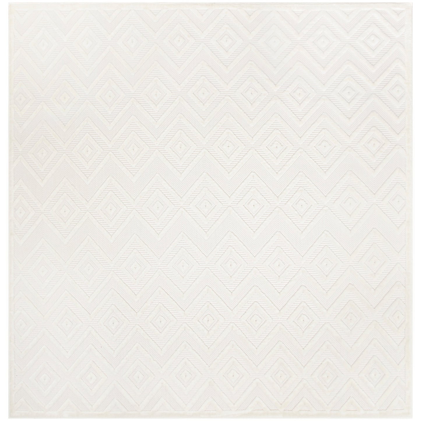 Tapis Nourison polyvalent pour intérieur/extérieur à tissage plat géométrique