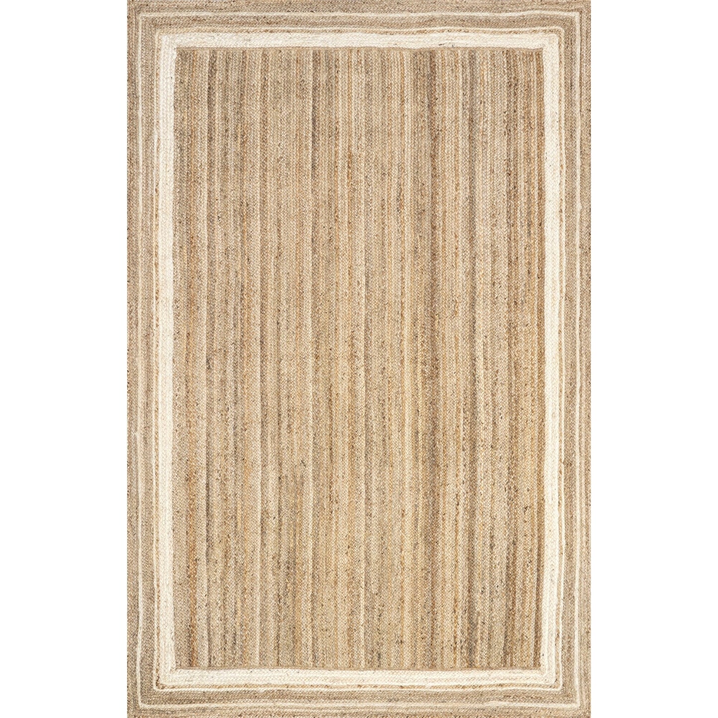 Tapis de sol Nuloom Rikki Coastal en jute tressé