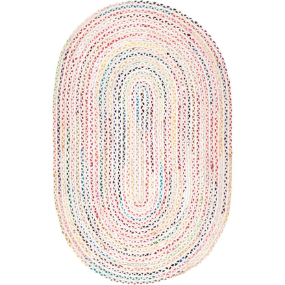 Tapis de sol bohème tressé à la main Nuloom Tammara