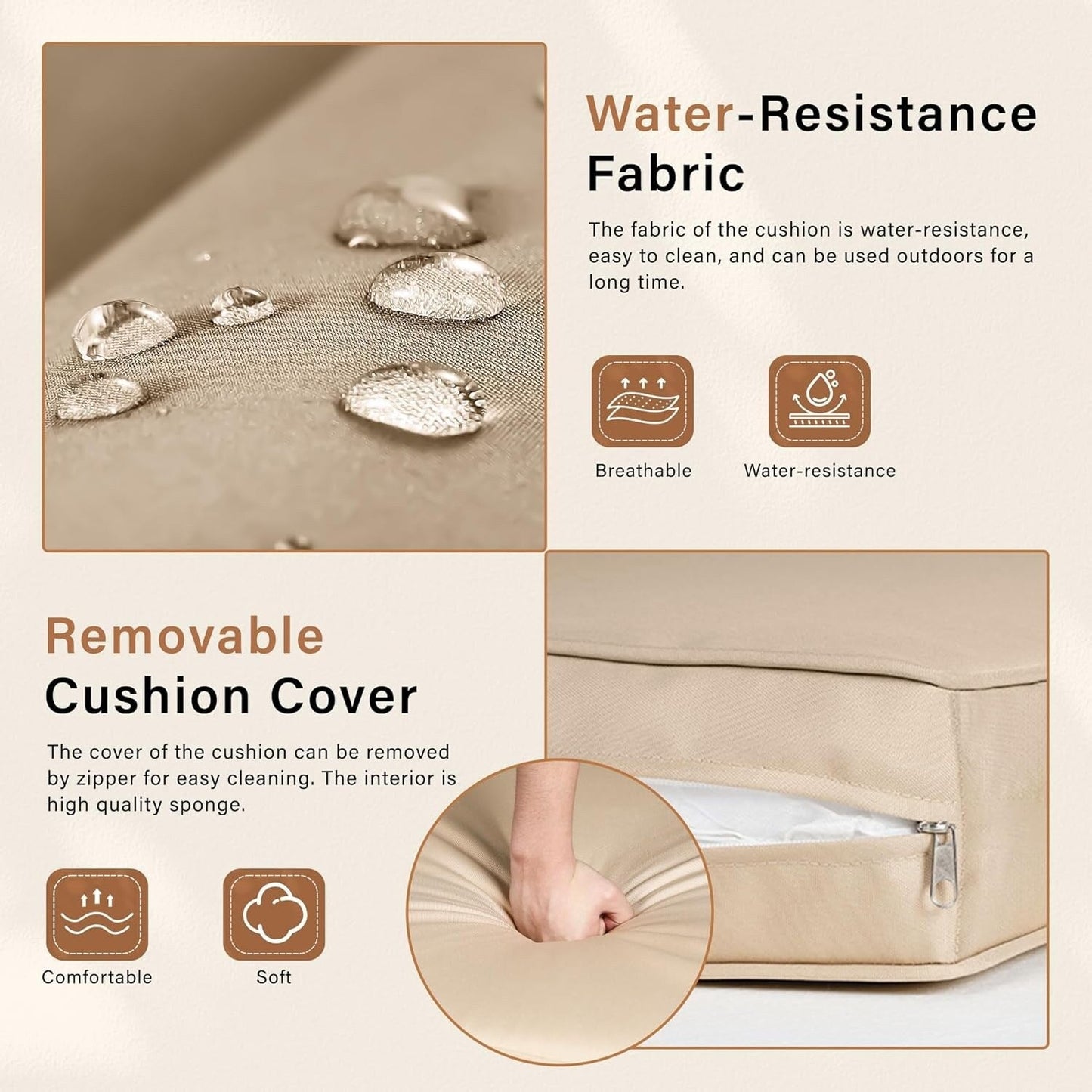 Ensemble de salon de jardin Nuon 4/5 pièces en osier avec auvent par Havenside Home