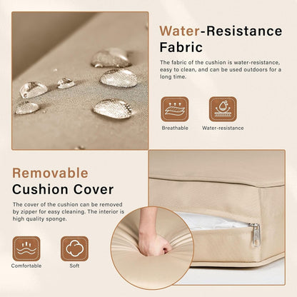 Ensemble de salon de jardin Nuon 4/5 pièces en osier avec auvent par Havenside Home