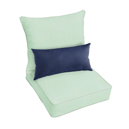 Ensemble coussin et coussin de chaise Oakley Sunbrella Solid pour intérieur/extérieur