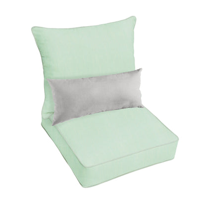 Ensemble coussin et coussin de chaise Oakley Sunbrella Solid pour intérieur/extérieur