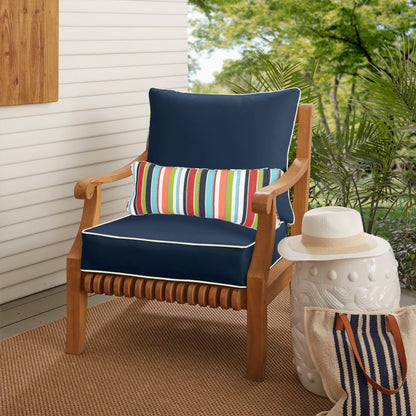 Ensemble coussin et coussin de chaise Oakley Sunbrella Solid pour intérieur/extérieur