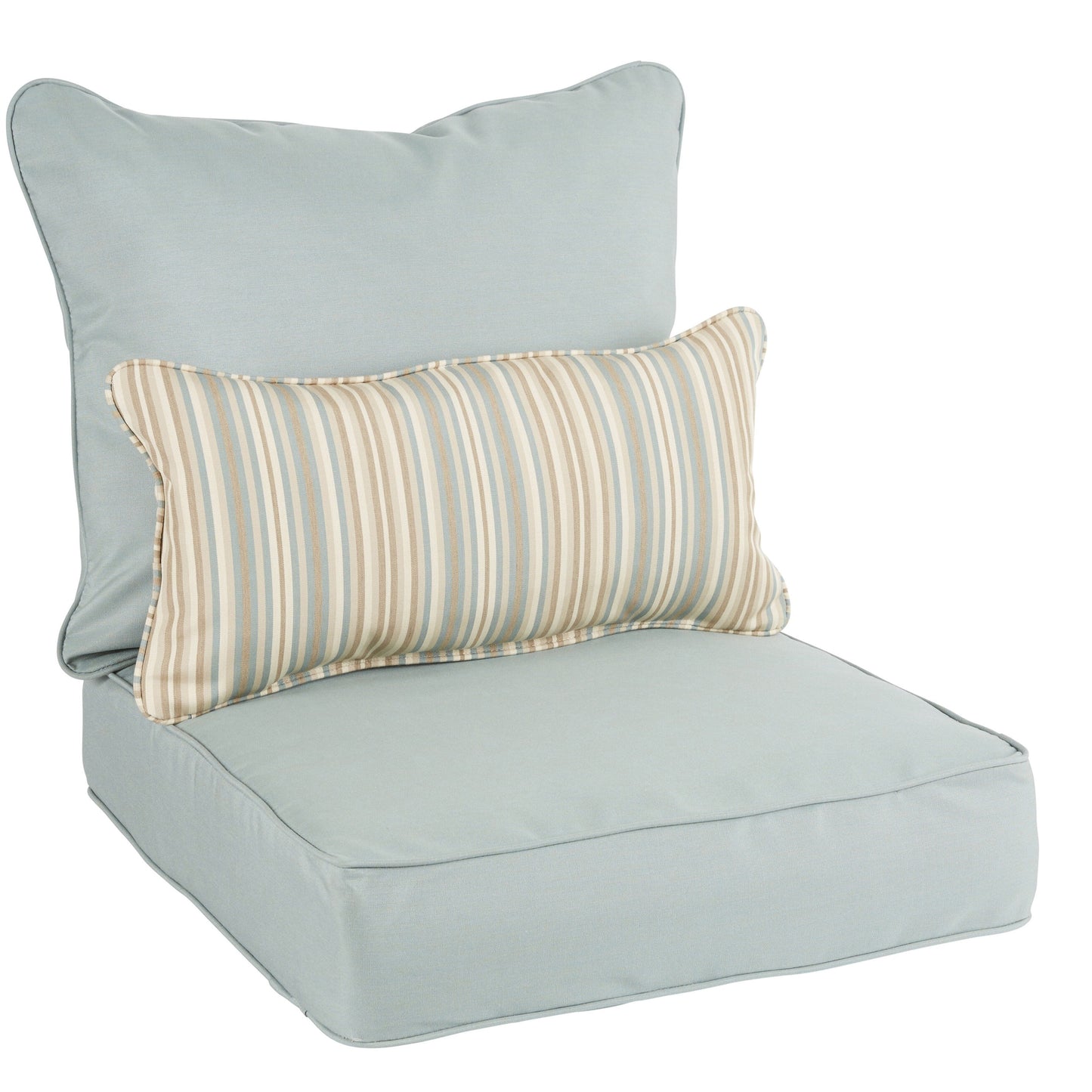 Ensemble coussin et coussin de chaise Oakley Sunbrella Solid pour intérieur/extérieur