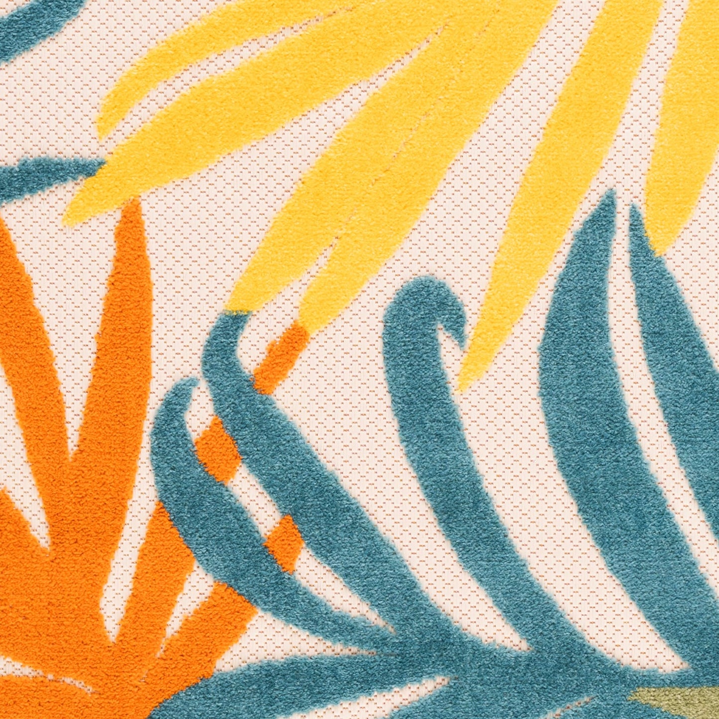 Tapis d'intérieur/extérieur à motif floral côtier Origin.