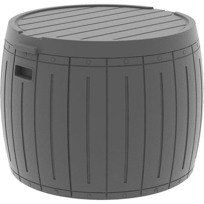 Coffre de rangement extérieur en résine avec serrure