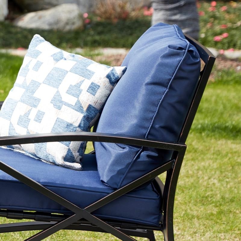 Ensemble de salon d'extérieur PATIO FESTIVAL 6 pièces 4 places avec coussins