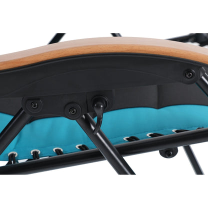 Fauteuil de salon surdimensionné XL rembourré à gravité zéro, accoudoirs larges, inclinable et réglable avec porte-gobelet - N/A