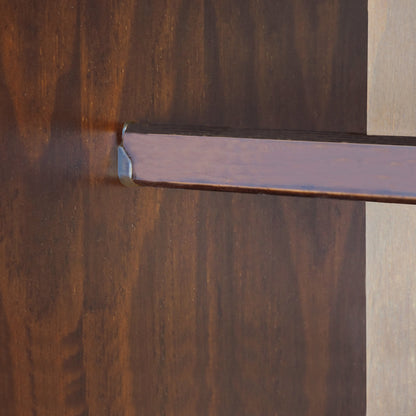 Armoire penderie Cosmo 3 portes 100 % bois massif de Palace Imports avec portes en bois massif ou en miroir