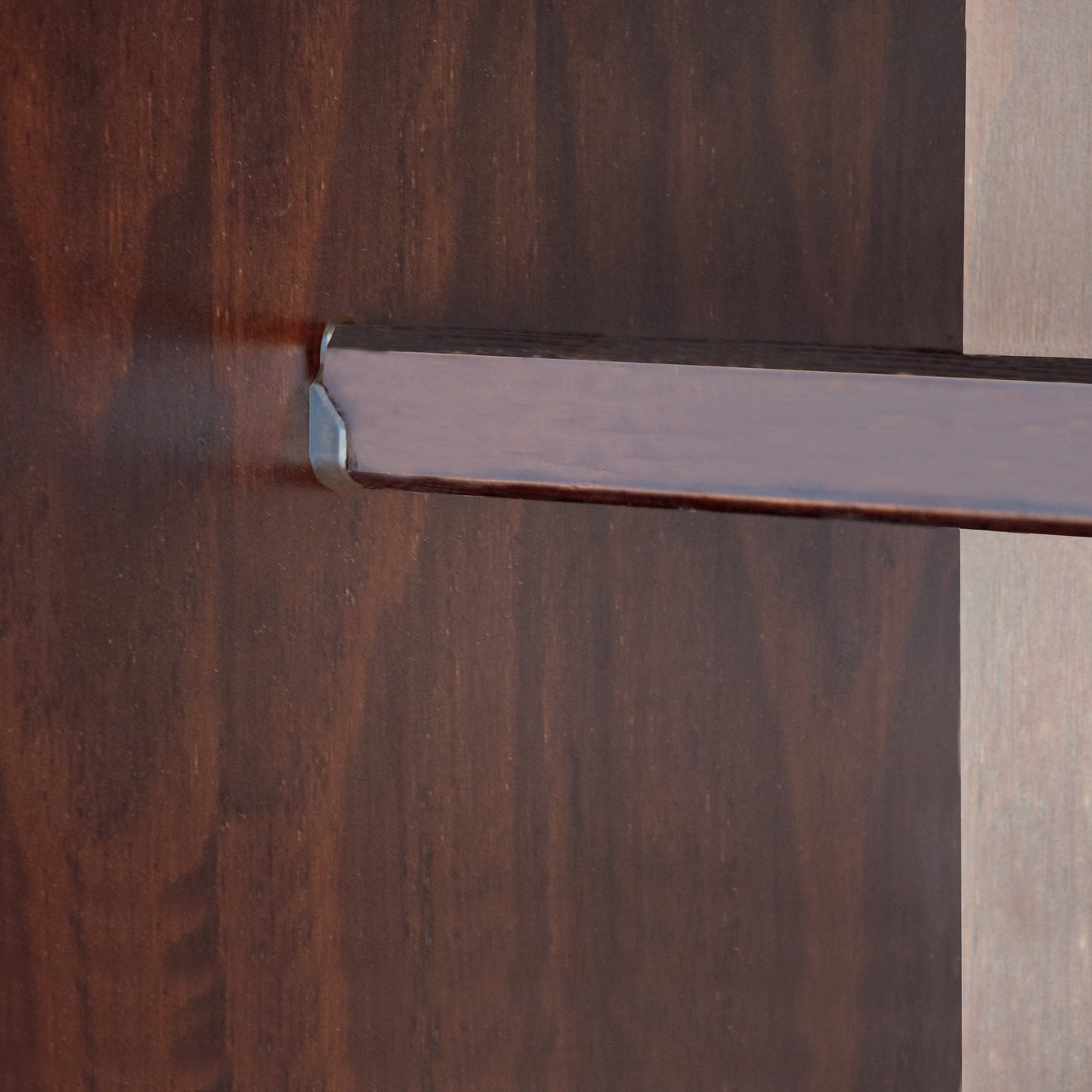 Armoire penderie Cosmo 3 portes 100 % bois massif de Palace Imports avec portes en bois massif ou en miroir