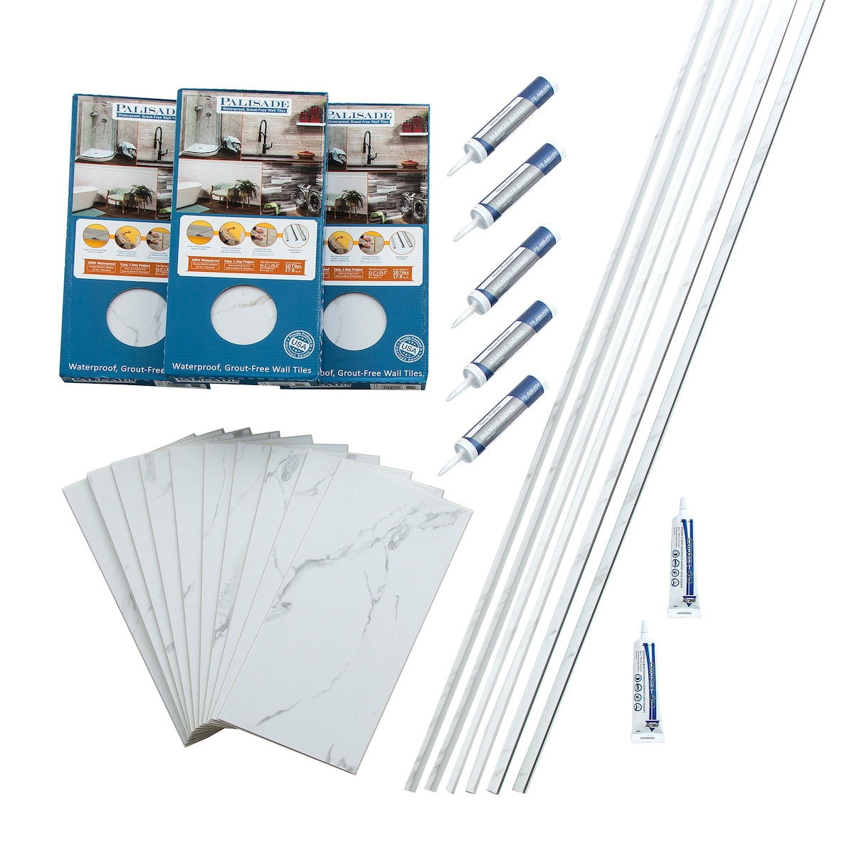 Kit de douche carrelé mural Palisade