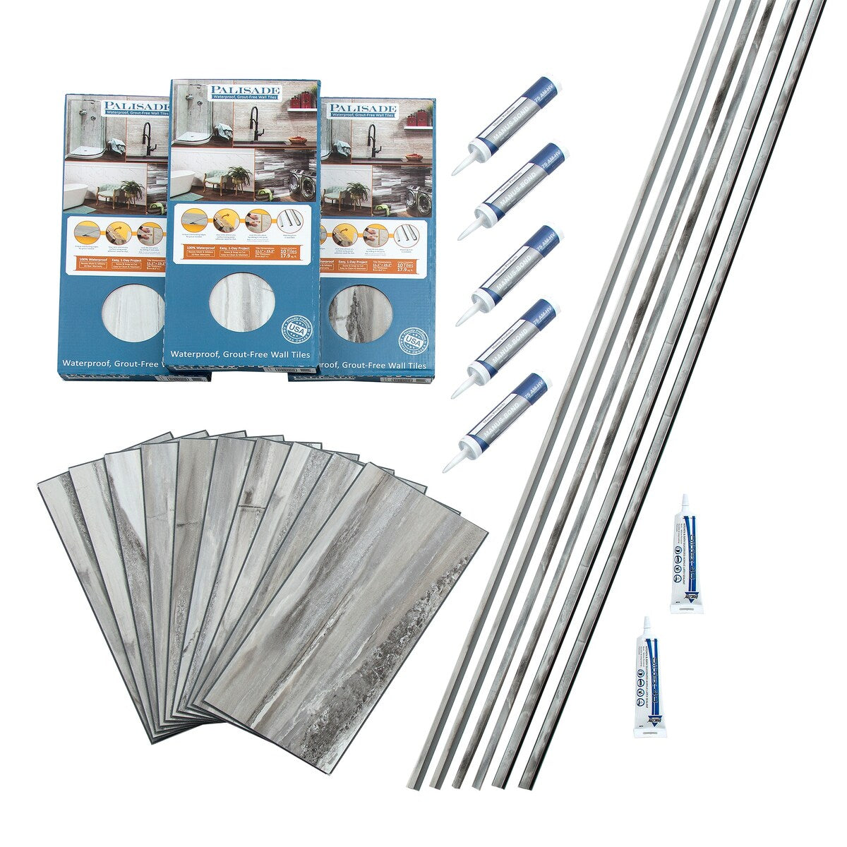 Kit de douche carrelé mural Palisade