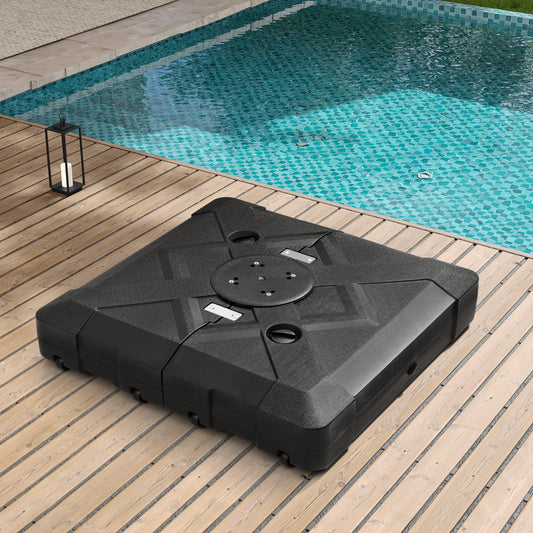 Base de parasol déporté Pellebant de 220 lb avec roulettes - N/A