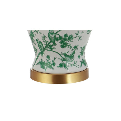 Lampe de table LED Penelope 22 Chinoiserie, bleu/blanc par JONATHAN Y