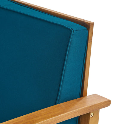 Ensemble de salon de jardin Perla en bois d'acacia, 7 pièces, par Christopher Knight Home