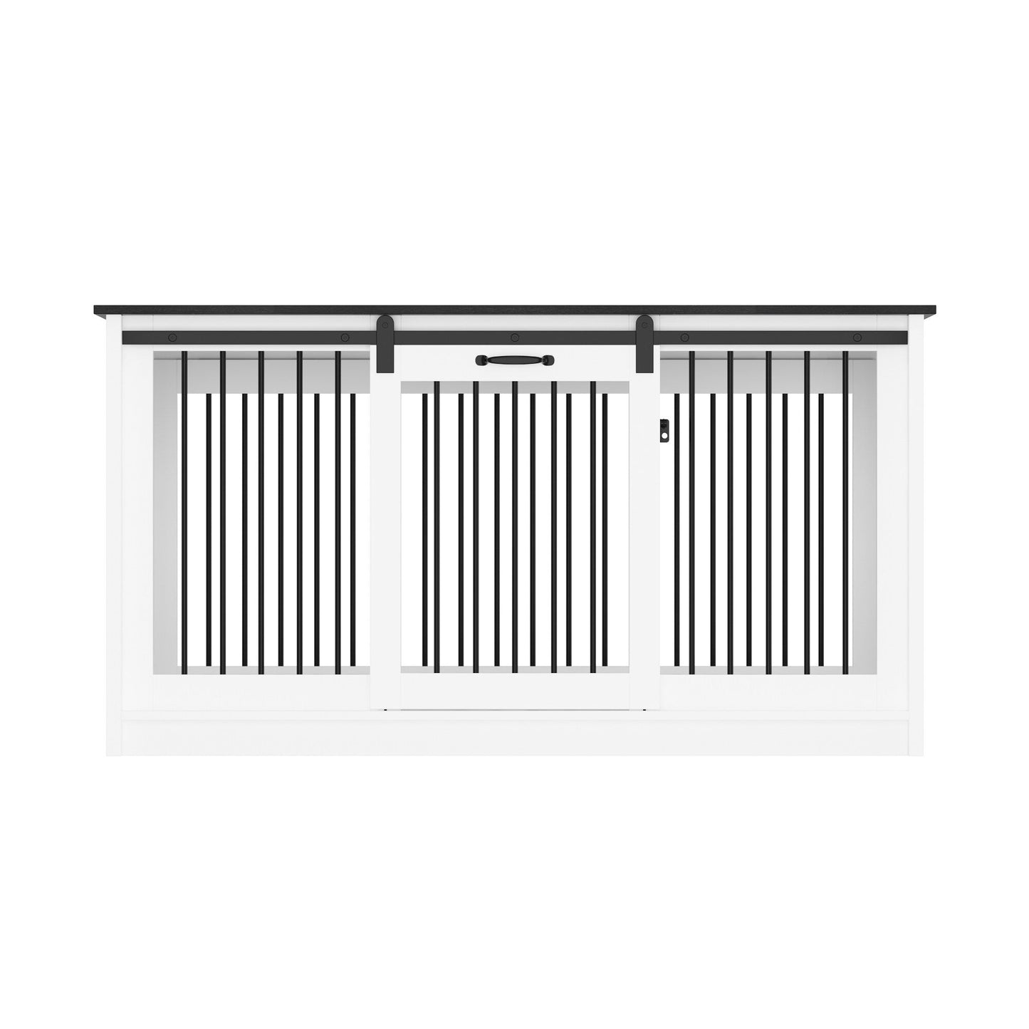 Cage pour chien élégante et robuste avec renfort en tube de fer