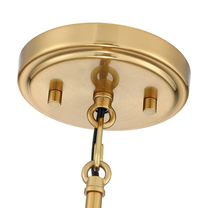 Lustre bohème moderne Piersan à 5 lumières avec abat-jour en rotin à plusieurs niveaux – 26 po de largeur