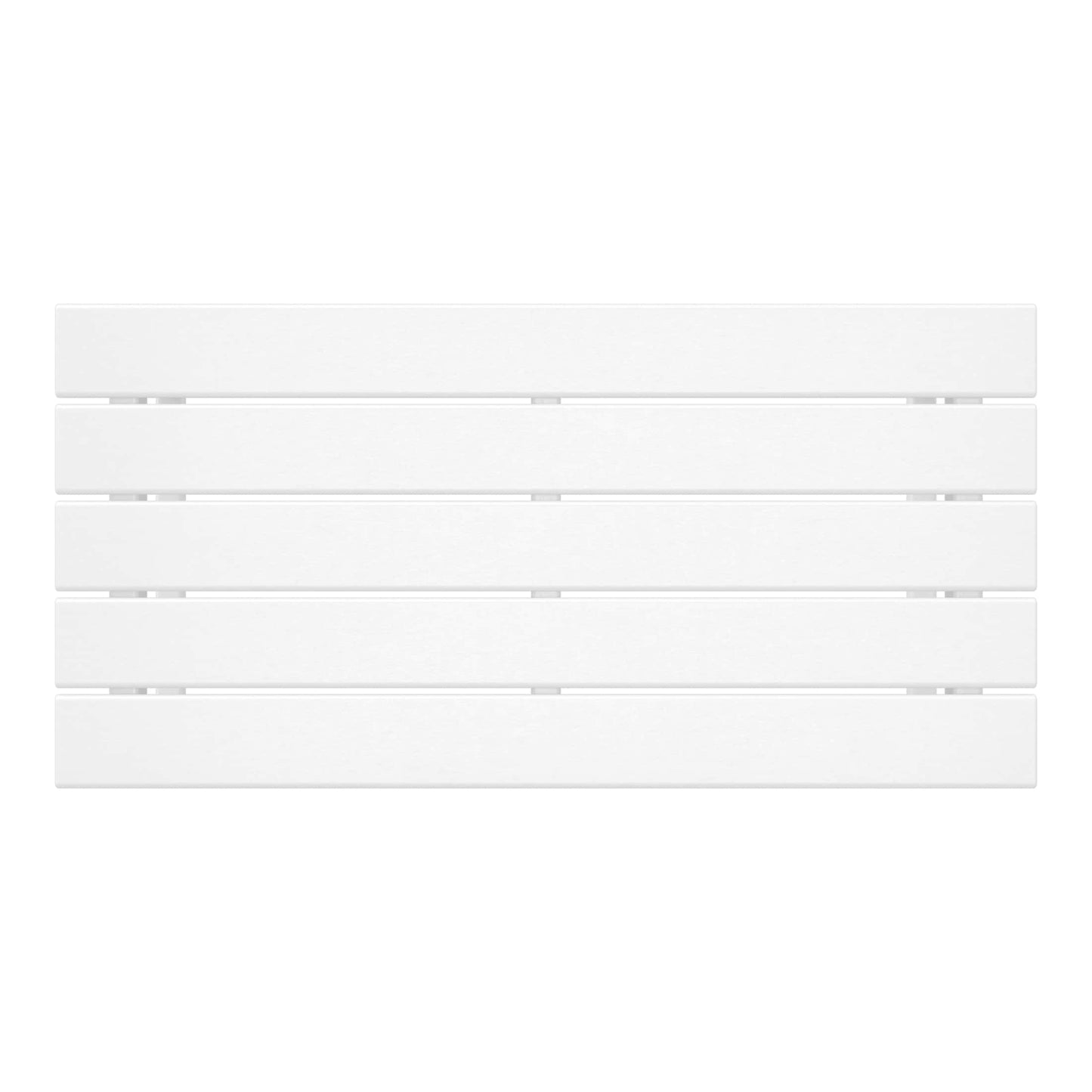 Table basse rectangulaire d'extérieur Polytrends Laguna en PEHD, toutes saisons