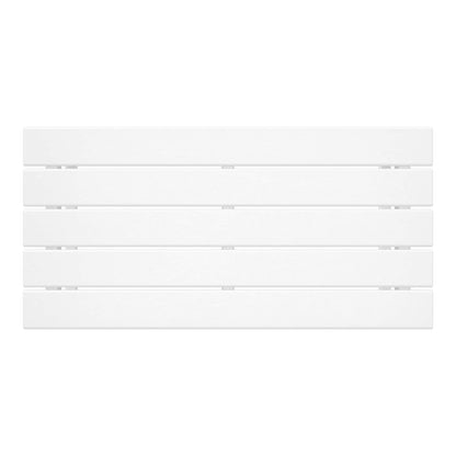 Table basse rectangulaire d'extérieur Polytrends Laguna en PEHD, toutes saisons