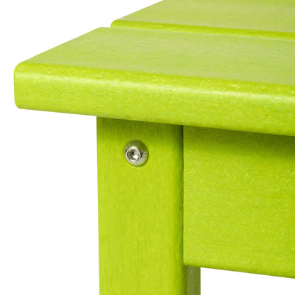 Table basse rectangulaire d'extérieur Polytrends Laguna en PEHD, toutes saisons