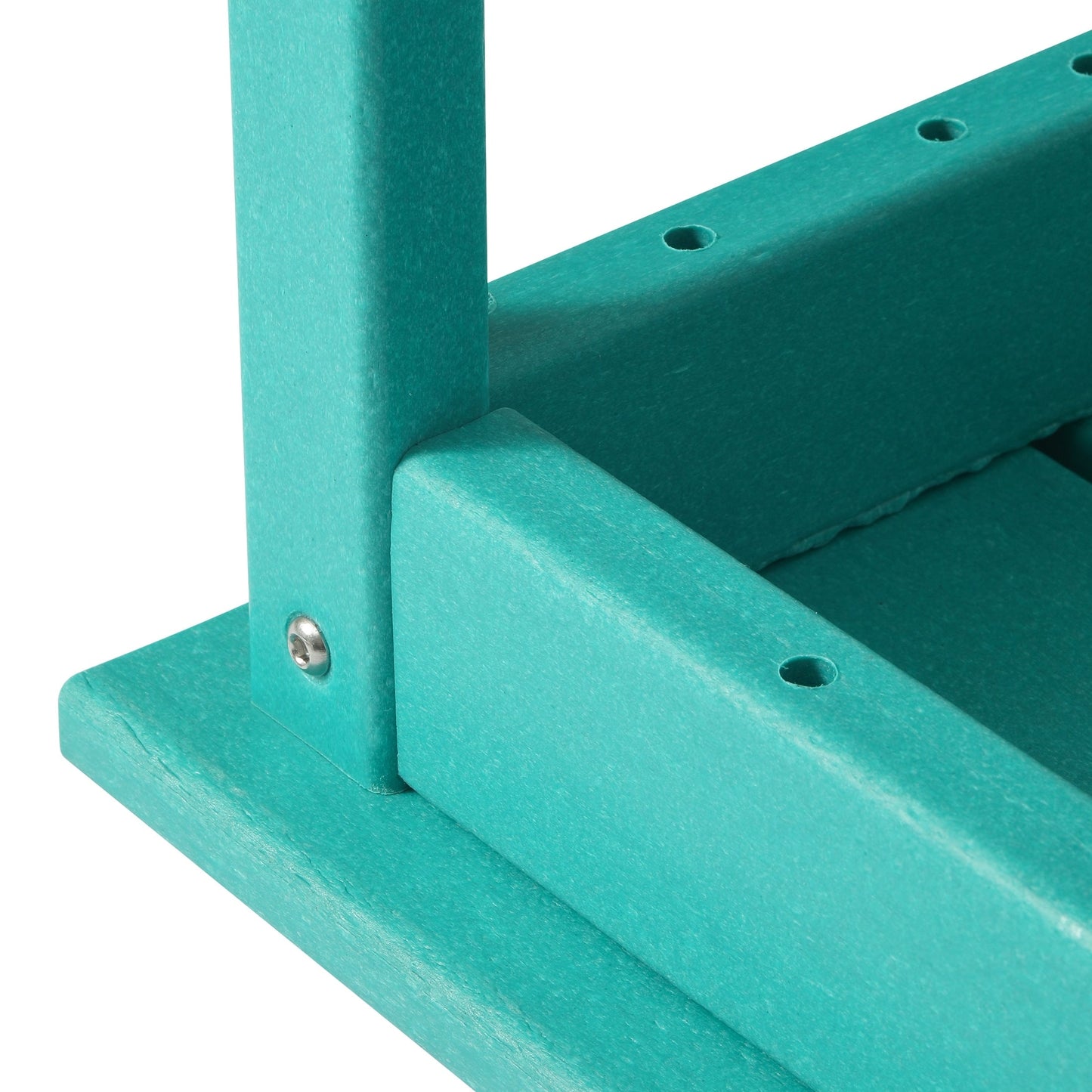 Table basse rectangulaire d'extérieur Polytrends Laguna en PEHD, toutes saisons