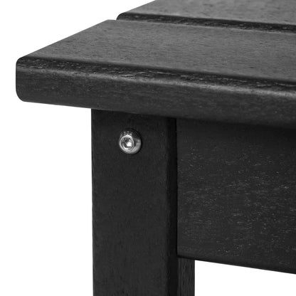 Table basse rectangulaire d'extérieur Polytrends Laguna en PEHD, toutes saisons