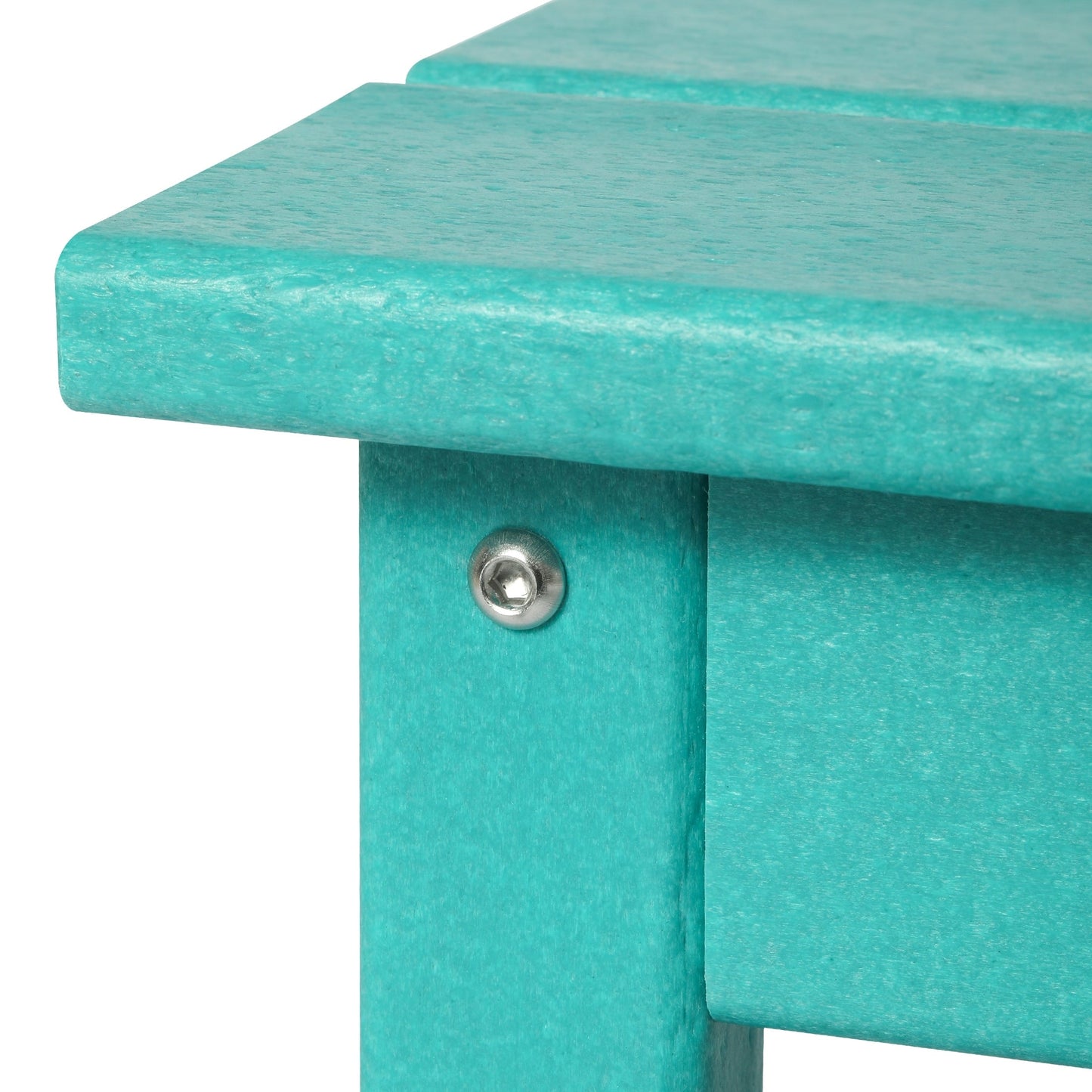 Table basse rectangulaire d'extérieur Polytrends Laguna en PEHD, toutes saisons